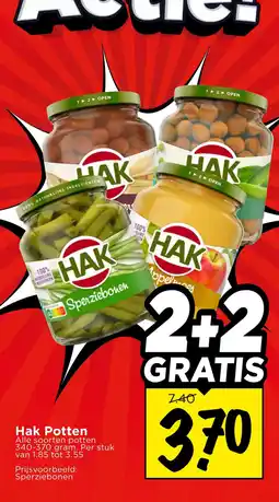 Vomar Voordeelmarkt Hak Potten aanbieding