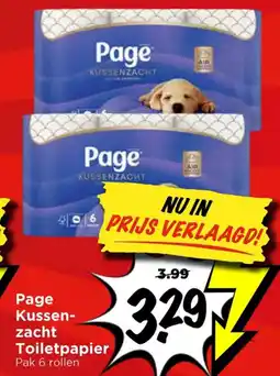 Vomar Voordeelmarkt Page Kussenzacht Toilet papier aanbieding