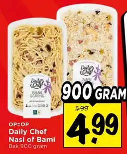 Vomar Voordeelmarkt Daily Chef Nasi of Bami aanbieding