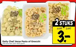 Vomar Voordeelmarkt Daily Chef Verse Pasta of Gnocchi aanbieding