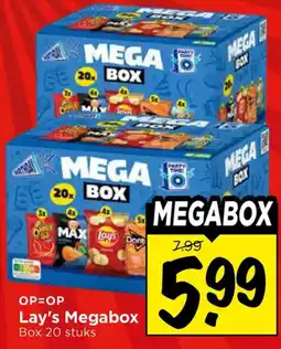 Vomar Voordeelmarkt Lay's Megabox aanbieding
