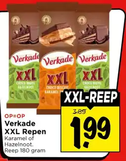 Vomar Voordeelmarkt Verkade XXL Repen aanbieding