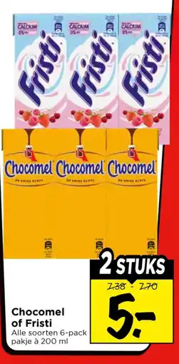 Vomar Voordeelmarkt Alle Chocomel of Fristi aanbieding