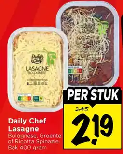 Vomar Voordeelmarkt Daily Chef Lasagne aanbieding