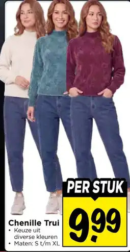 Vomar Voordeelmarkt Chenille Trui aanbieding