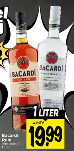 Vomar Voordeelmarkt Alle Bacardi Rum aanbieding