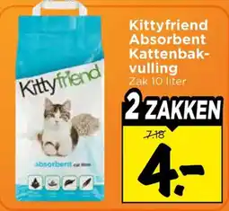 Vomar Voordeelmarkt Kittyfriend Absorbent Kattenbakvulling aanbieding