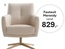 De Ruijtermeubel Fauteuil Merendy aanbieding