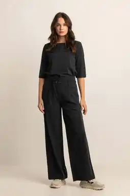 Wehkamp Expresso highwaist pantalon travelstof zwart aanbieding