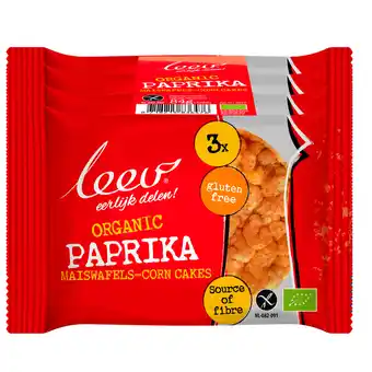 Dekamarkt Leev Maiswafel paprika aanbieding