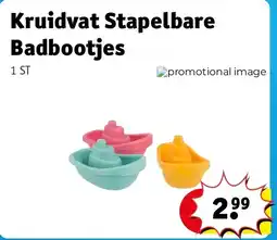 Kruidvat Kruidvat Stapelbare Badbootjes aanbieding