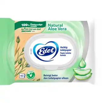 Dekamarkt Edet Vochtig toiletpapier aloe vera aanbieding