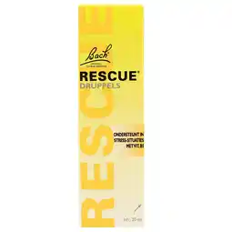Holland & Barrett 2e product 50% korting | Bach Rescue Druppels - 20ml aanbieding