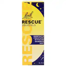 Holland & Barrett 2e product 50% korting | Bach Rescue Druppels Nacht - 10ml aanbieding