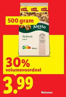 Lidl Alesto Walnoten aanbieding