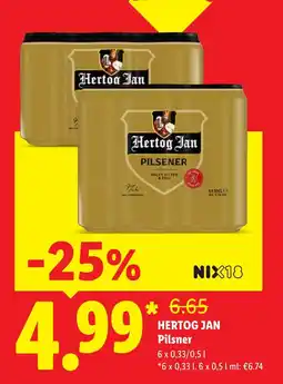 Lidl Hertog Jan Pilsner aanbieding