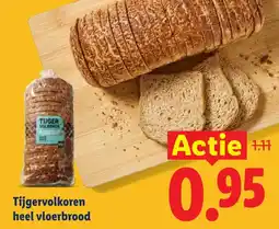 Lidl Tijger volkoren heel vloerbrood aanbieding