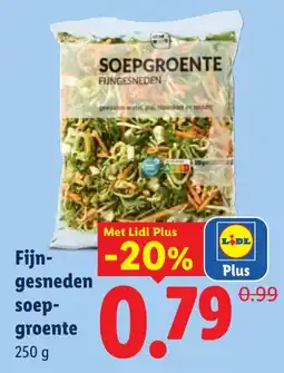 Lidl Soepgroente fijngesneden aanbieding