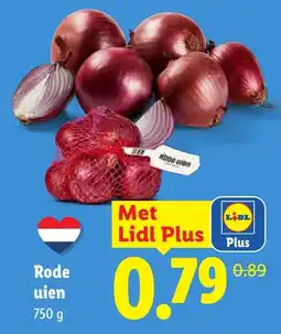 Lidl Rode uien aanbieding