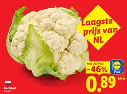 Lidl Bloemkool aanbieding