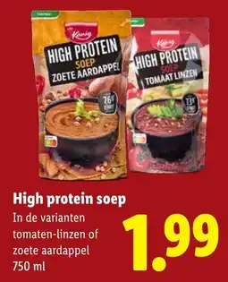 Lidl Kanig High Protein Soep aanbieding