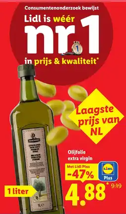 Lidl Premadonna Olijfolie extra virgin aanbieding