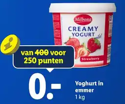 Lidl Milbona Creamy Yogurt aanbieding