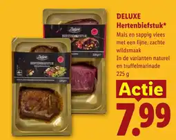 Lidl Deluxe Hertenbiefstuk aanbieding