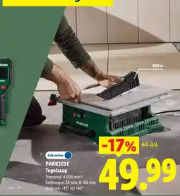 Lidl Parkside Tegelzaag aanbieding
