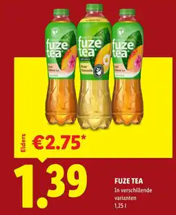 Lidl Fuze Tea aanbieding