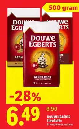 Lidl Douwe Egberts Filterkoffie aanbieding