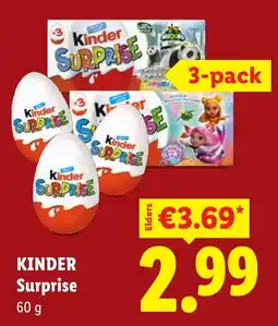 Lidl Kinder Surprise aanbieding