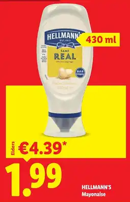 Lidl Hellmann's Mayonaise aanbieding