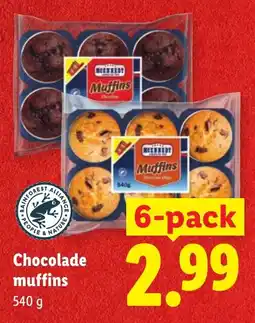 Lidl McKenney Chocolade muffins aanbieding