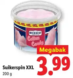 Lidl McKennedy Suikerspin aanbieding