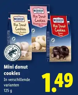 Lidl McNeddy Mini donut cookies aanbieding