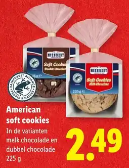 Lidl McKennedy American soft cookies aanbieding