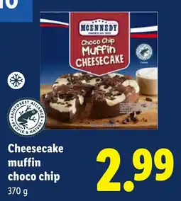 Lidl McKennedy Choco Chip Muffin Cheesecake aanbieding