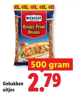 Lidl McKennedy Gebakken uitjes aanbieding