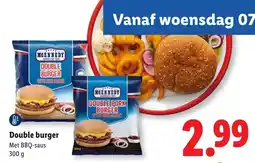Lidl McKennedy Double burger aanbieding