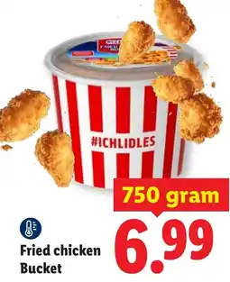Lidl Fried chicken Bucket aanbieding