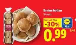 Lidl Bruine bollen aanbieding