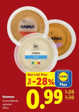 Lidl Chef Select Hummus aanbieding