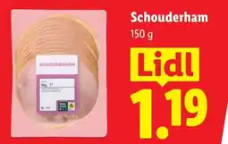 Lidl Schouderham aanbieding