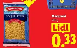 Lidl Macaroni aanbieding