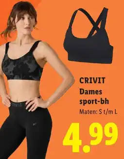 Lidl Crivit Dames sport-bh aanbieding