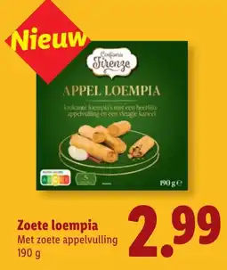 Lidl Confiserie Firenze Appel Loempia aanbieding