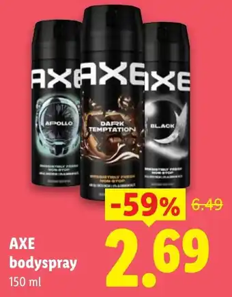 AXE bodyspray