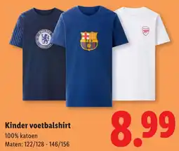Lidl Kinder voetbalshirt aanbieding