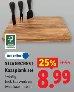 Lidl Silvercrest Kaasplank set aanbieding
